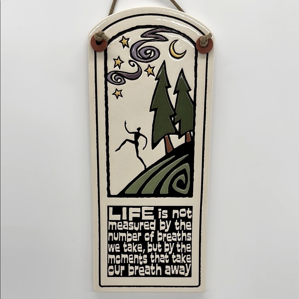 Spooner Creek Inspirational Clay Wall Plaque By Michael Macone